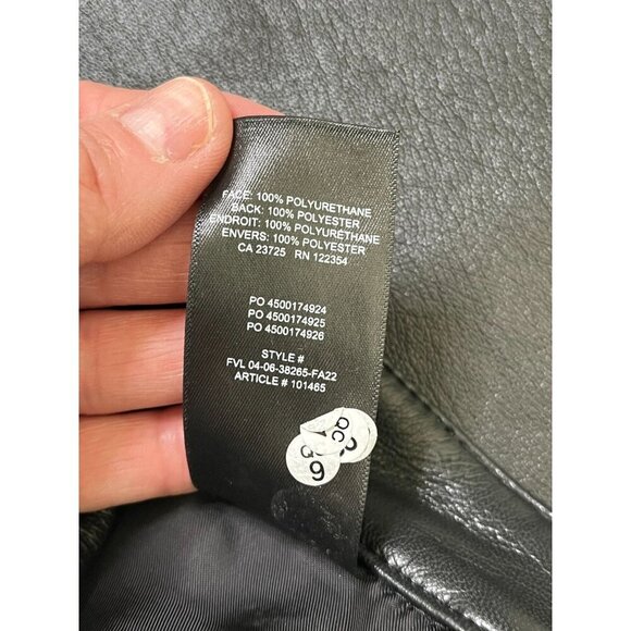 Wilfred Aritzia Faux Leather Flare Pants Black 00 XXS | Holiday Night Out Chic - Picture 10 of 12